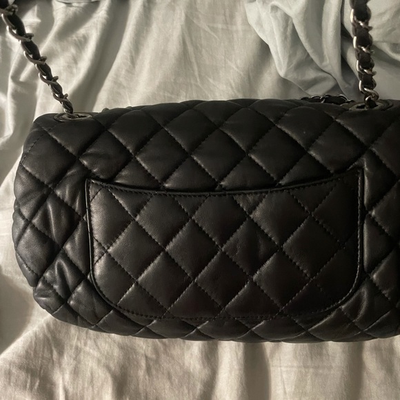 🛑sold Chanel Lambskin Medium Accordion Flap Black - Picture 15 of 16